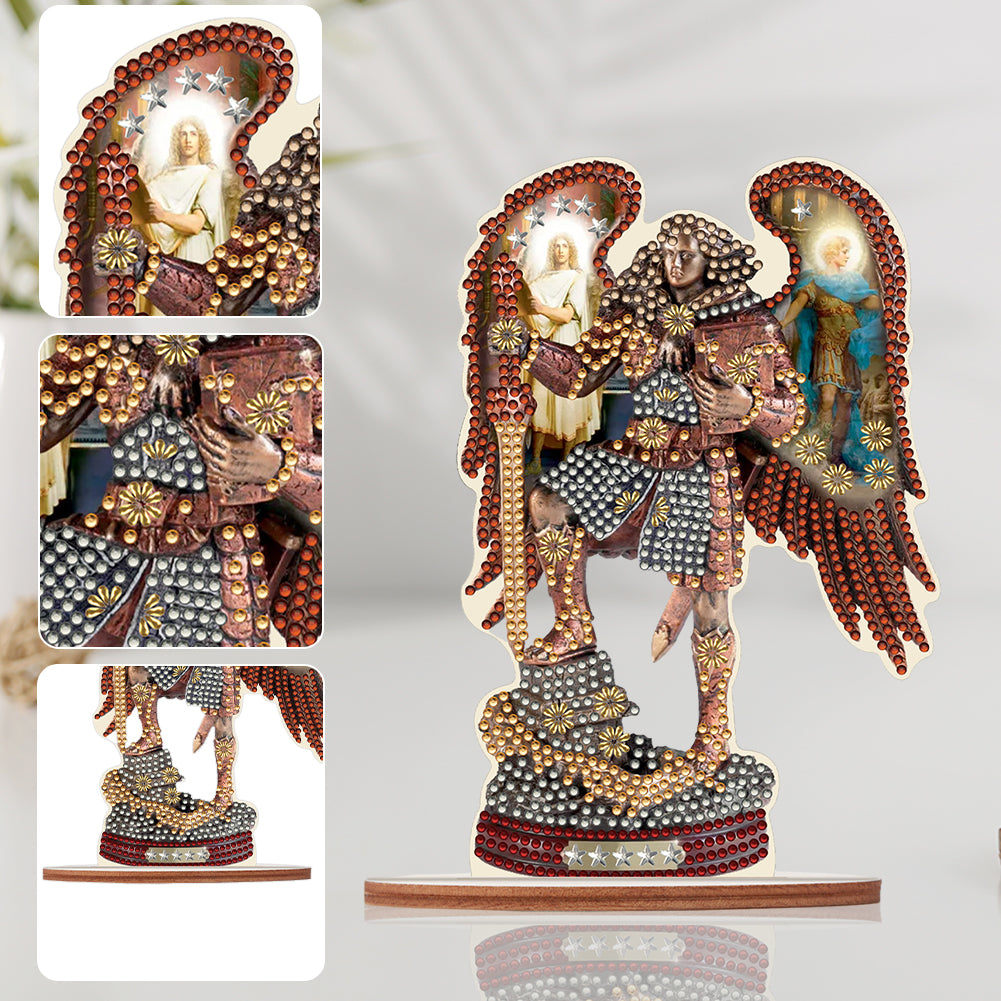 Special Shape Desktop Diamond Art Kits Archangel Desktop Decor (Archangel)