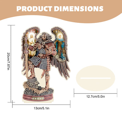 Special Shape Desktop Diamond Art Kits Archangel Desktop Decor (Archangel)