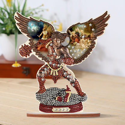 Special Shape Desktop Diamond Art Kits Cartoon Angel Desktop Decor (Angel)