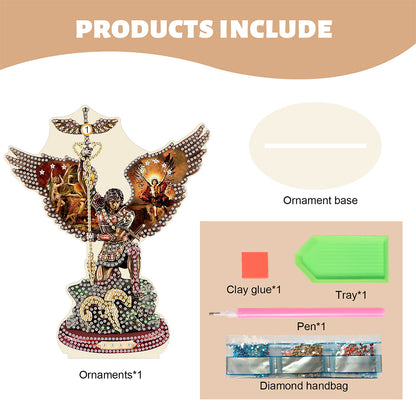 Special Shape Desktop Diamond Art Kits Guardian Angel Decor (Guardian Angel)