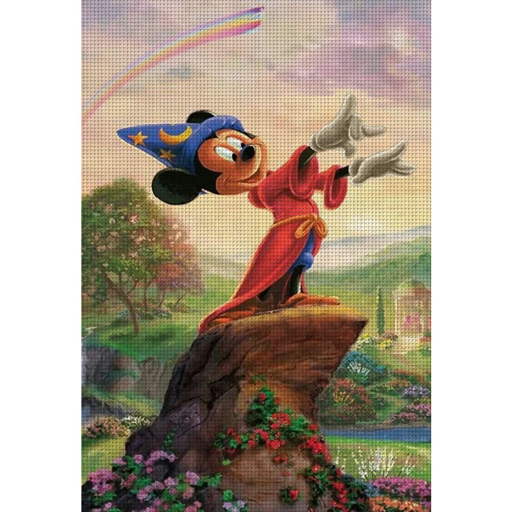 Mickey Mouse - 11CT Stamped Cross Stitch 30*45CM