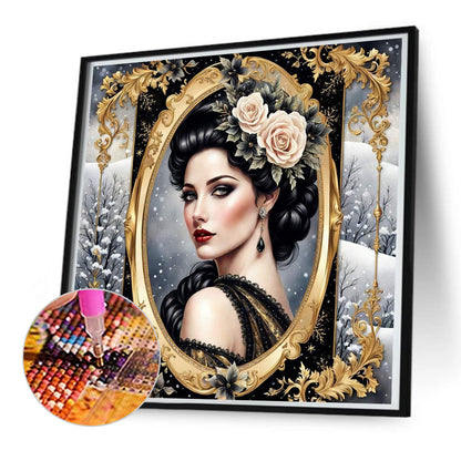 Noble Lady - Full Round Drill Diamond Painting 50*50CM