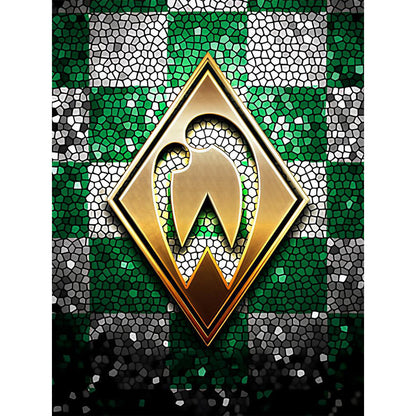 Werder Bremen Logo - Full Round Drill Diamond Painting 30*40CM