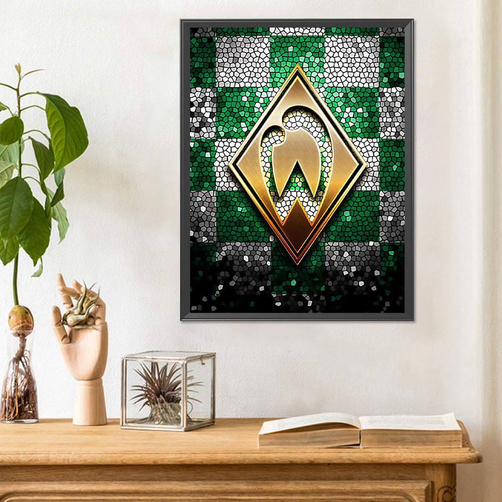 Werder Bremen Logo - Full Round Drill Diamond Painting 30*40CM