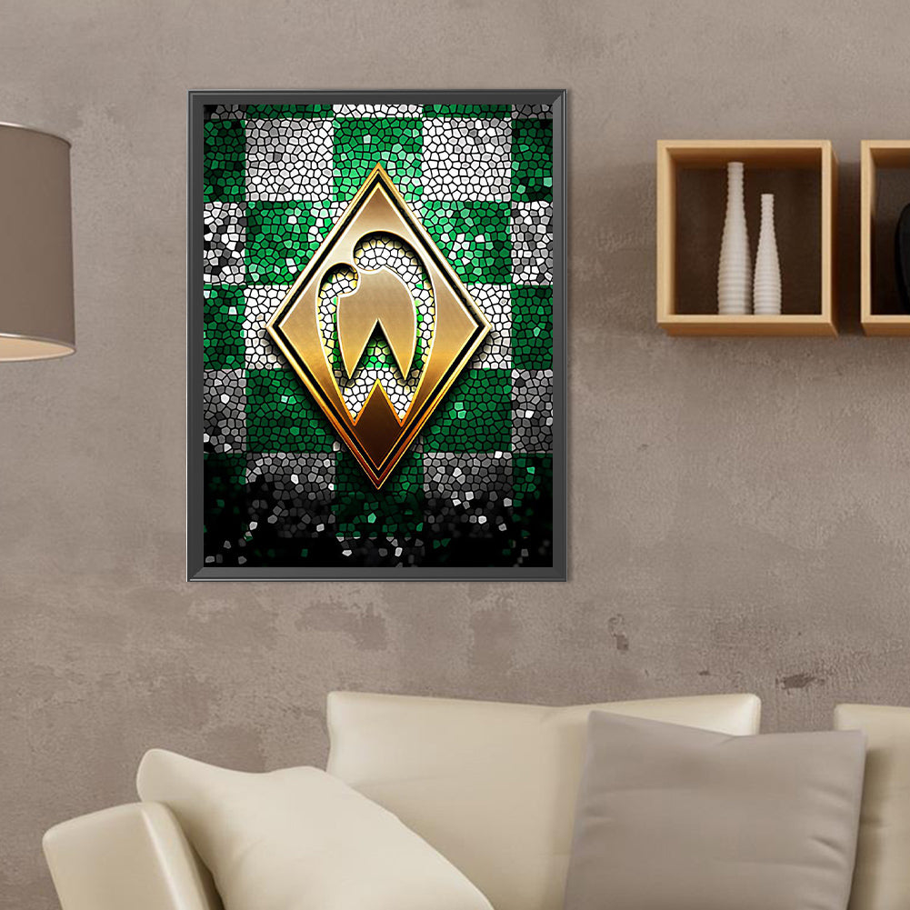 Werder Bremen Logo - Full Round Drill Diamond Painting 30*40CM