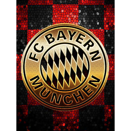 Bayern Munich Logo - Full Round Drill Diamond Painting 30*40CM