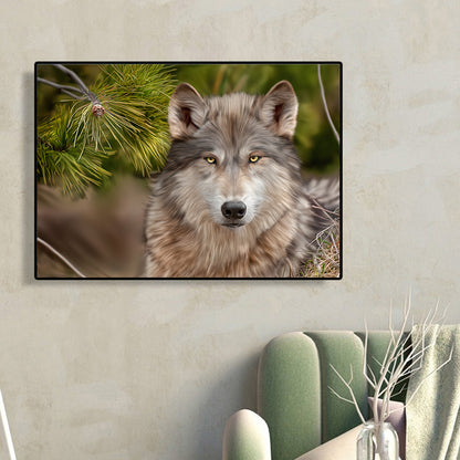 Wolf - Full Round Drill Diamond Painting 40*30CM