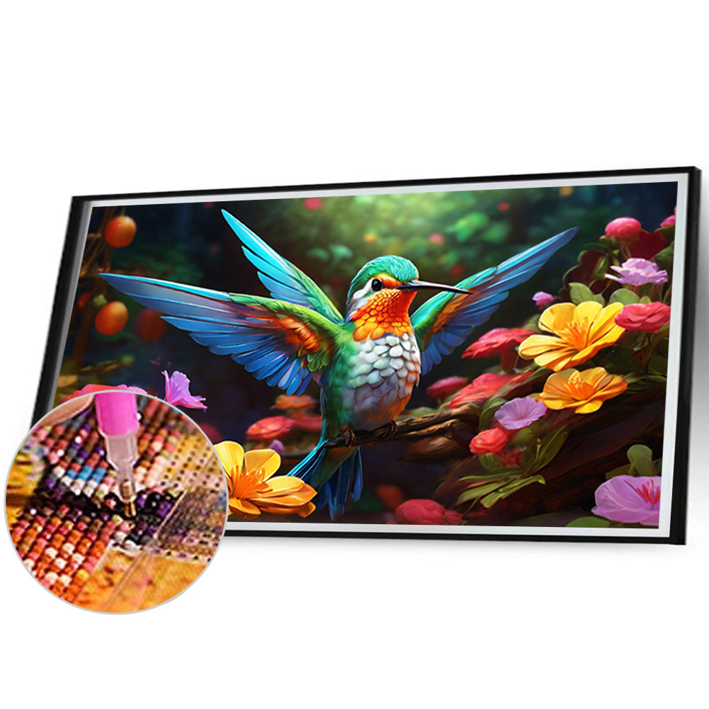 Hummingbird - Full Round Drill Diamond Painting 70*40CM