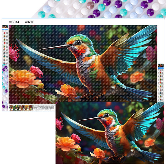 Hummingbird - Full Round Drill Diamond Painting 70*40CM
