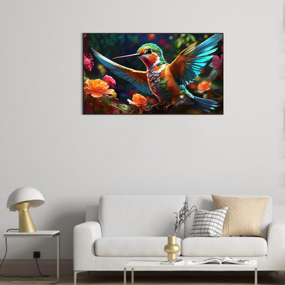 Hummingbird - Full Round Drill Diamond Painting 70*40CM