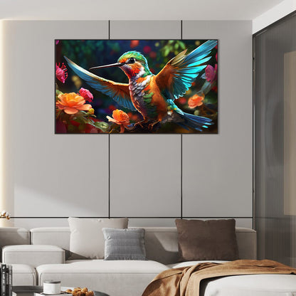 Hummingbird - Full Round Drill Diamond Painting 70*40CM