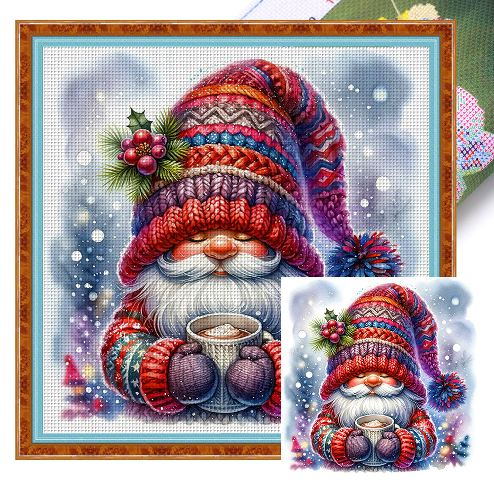 Winter Goblin - 11CT Stamped Cross Stitch 50*50CM