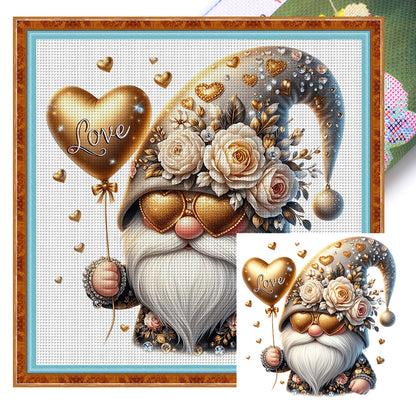 Caring Goblin - 11CT Stamped Cross Stitch 40*40CM