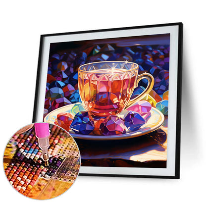 Diamond Coffee - Full Round Drill Diamond Painting 30*30CM