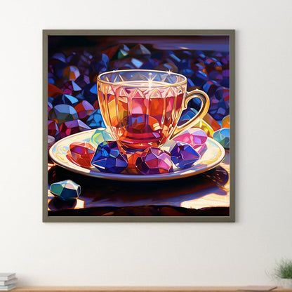 Diamond Coffee - Full Round Drill Diamond Painting 30*30CM