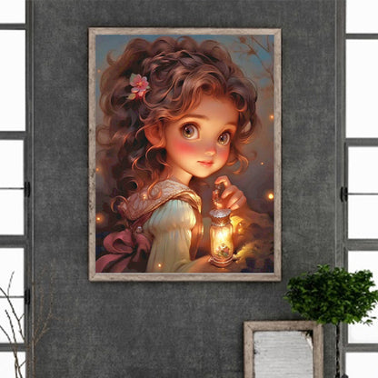 Little Girl - Full Round Drill Diamond Painting 30*40CM