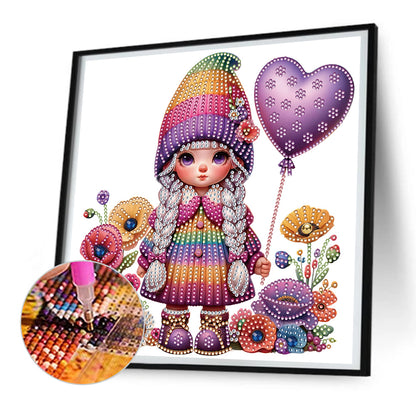 Garden Girl - Special Shaped Drill Diamond Painting 30*30CM