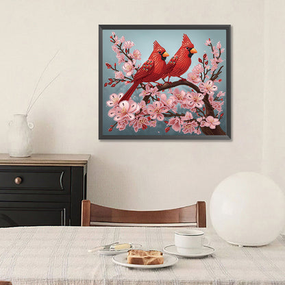 Cardinal - Special Shaped Drill Diamond Painting 35*30CM