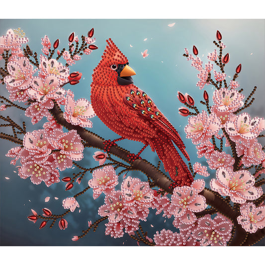 Cardinal - Special Shaped Drill Diamond Painting 35*30CM