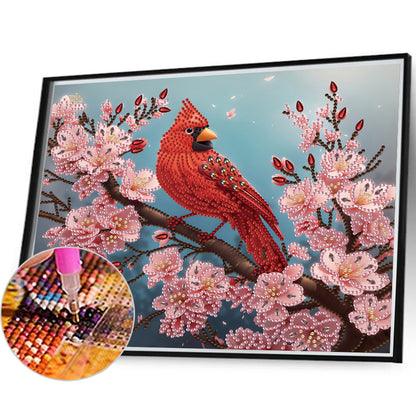 Cardinal - Special Shaped Drill Diamond Painting 35*30CM