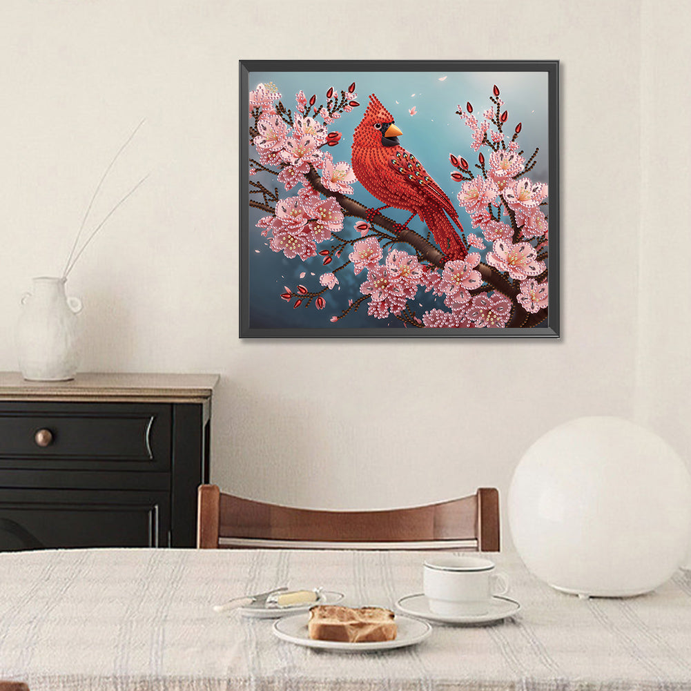 Cardinal - Special Shaped Drill Diamond Painting 35*30CM