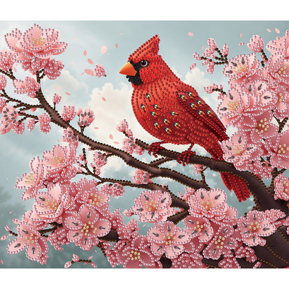 Cardinal - Special Shaped Drill Diamond Painting 35*30CM