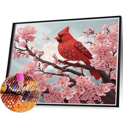 Cardinal - Special Shaped Drill Diamond Painting 35*30CM