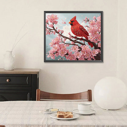 Cardinal - Special Shaped Drill Diamond Painting 35*30CM