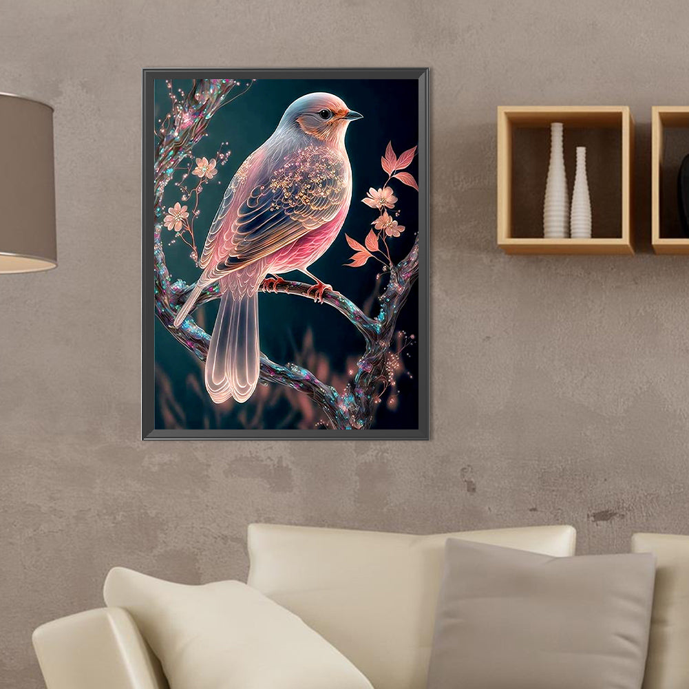 Birds On Branches - Full Round Drill Diamond Painting 30*40CM