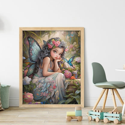 Elf Girl - 11CT Counted Cross Stitch 40*50CM