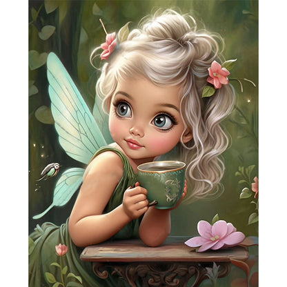 Elf Girl - 11CT Counted Cross Stitch 40*50CM