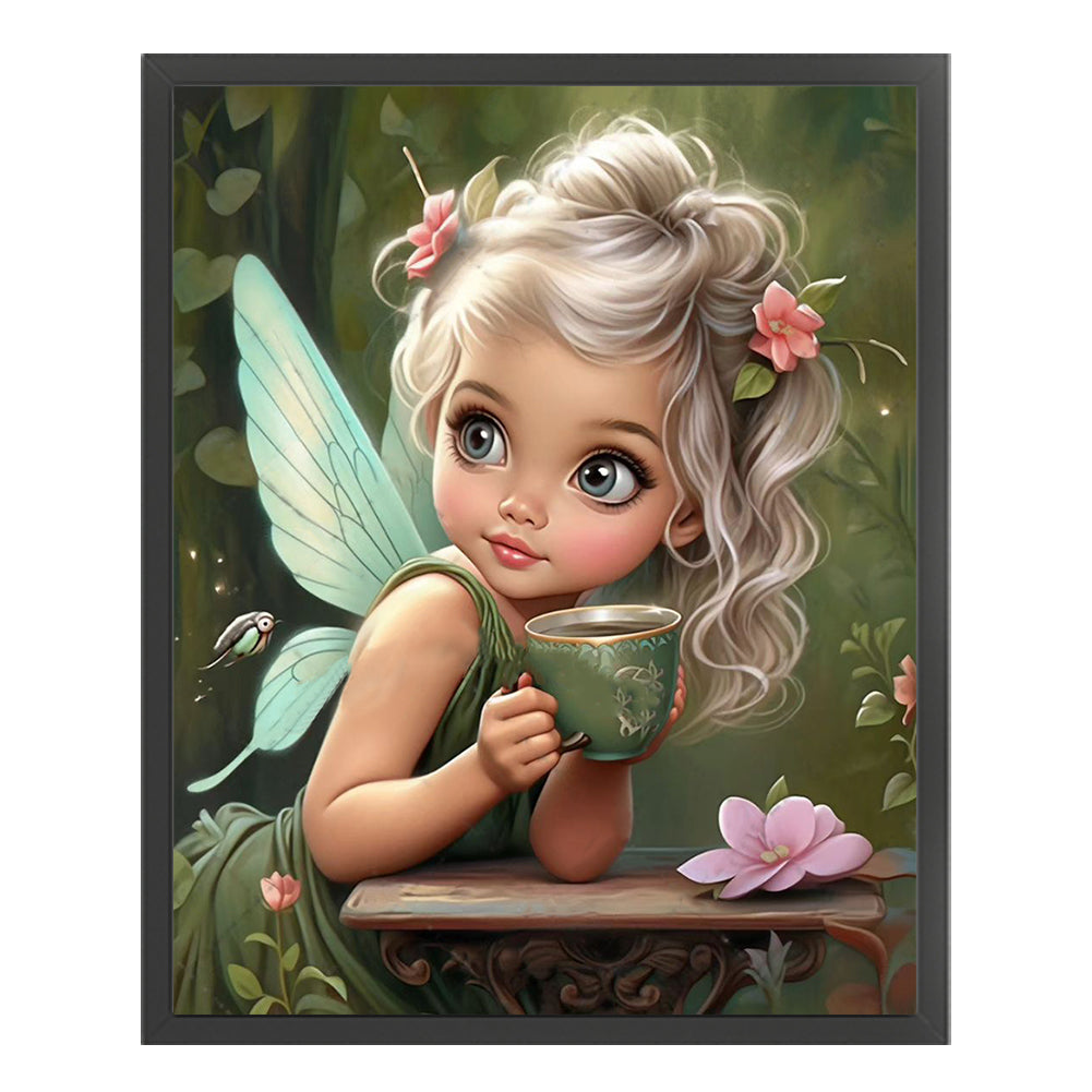 Elf Girl - 11CT Counted Cross Stitch 40*50CM