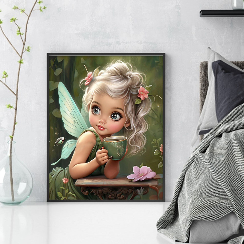 Elf Girl - 11CT Counted Cross Stitch 40*50CM