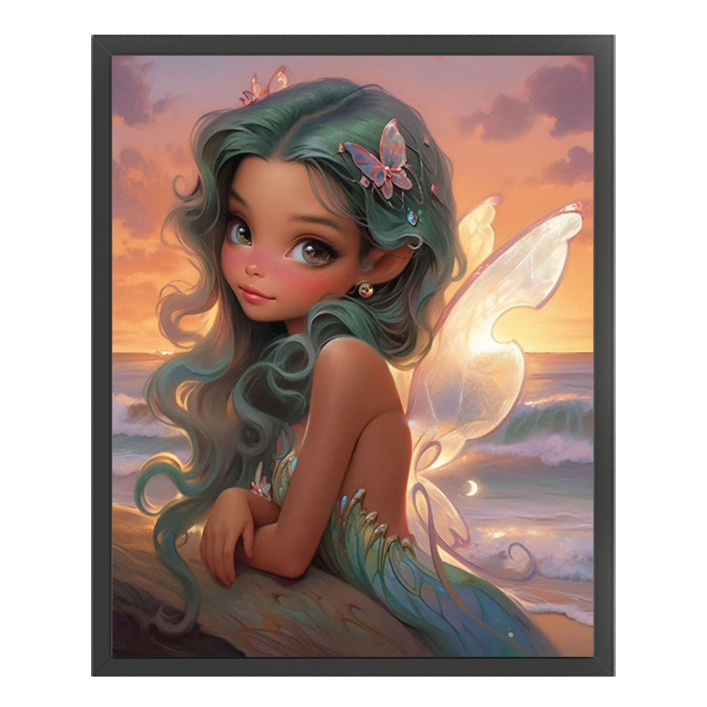 Elf Girl - 11CT Counted Cross Stitch 40*50CM