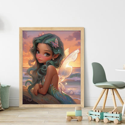 Elf Girl - 11CT Counted Cross Stitch 40*50CM