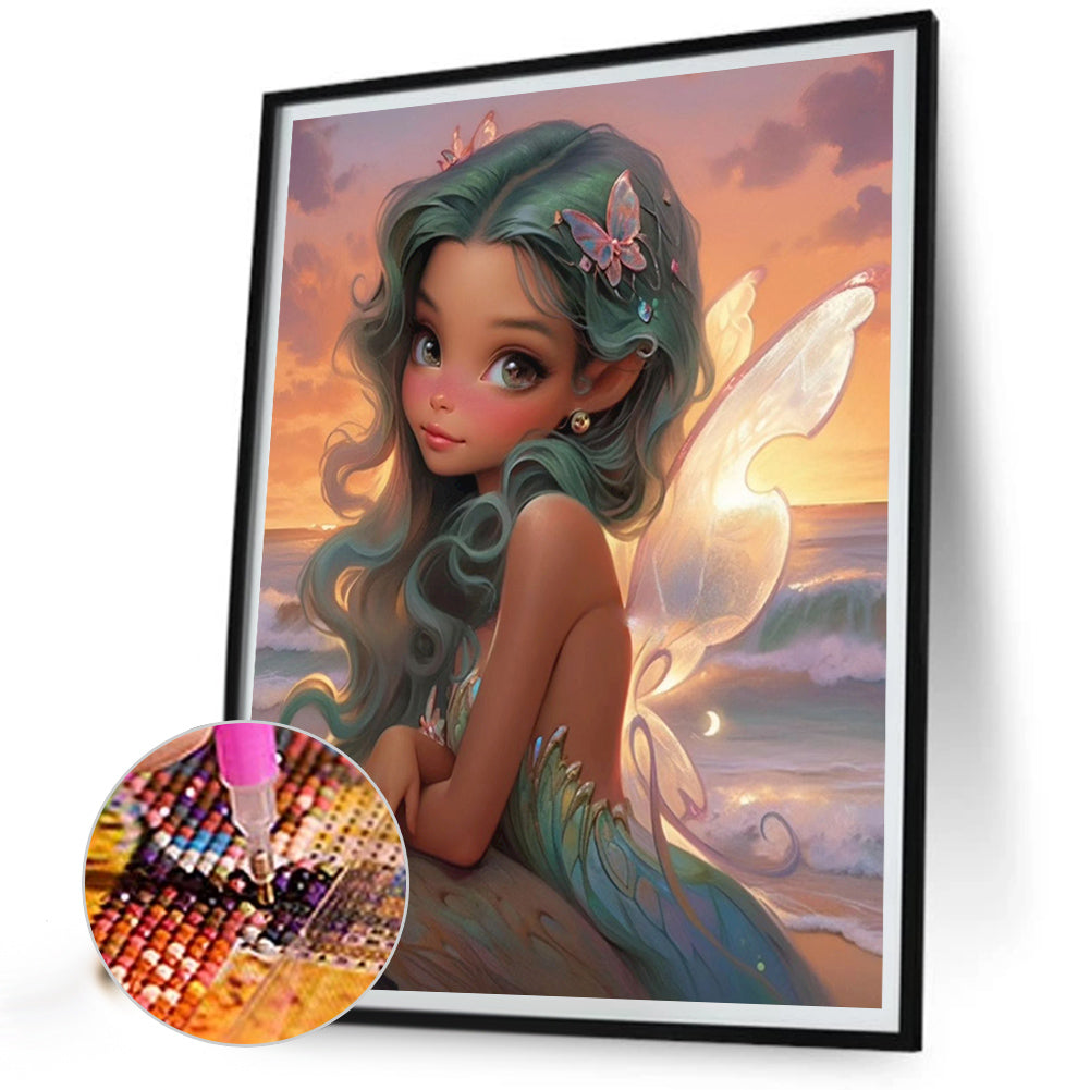 Elf Girl - Full Round Drill Diamond Painting 40*50CM