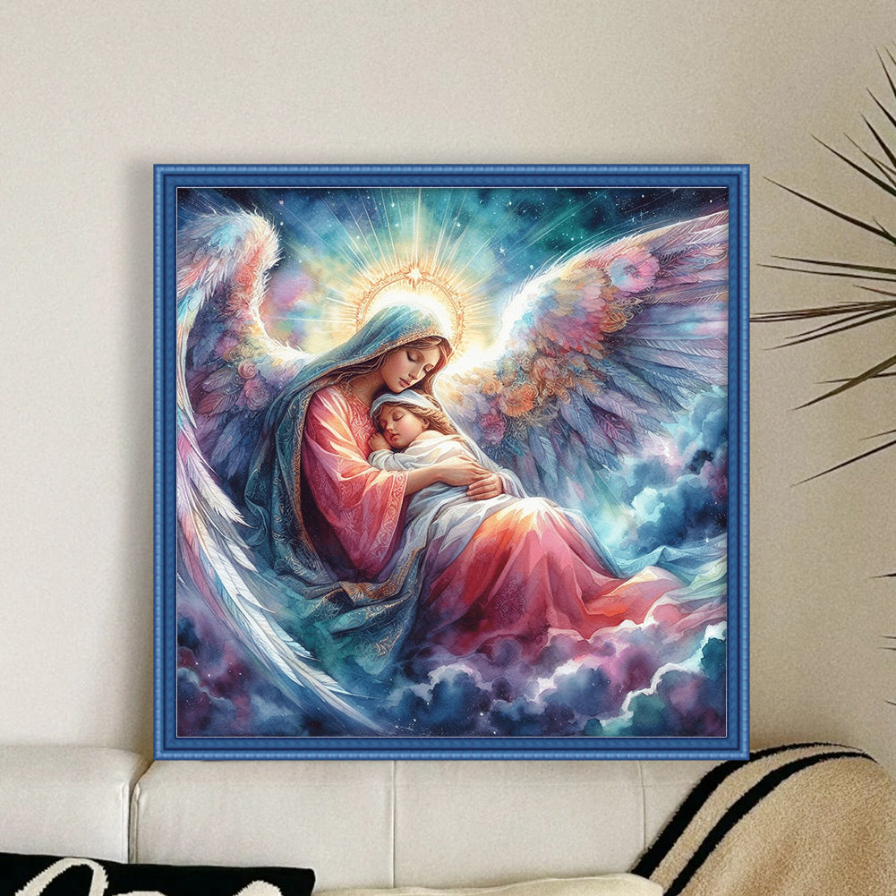 Our Lady - 11CT Stamped Cross Stitch 50*50CM