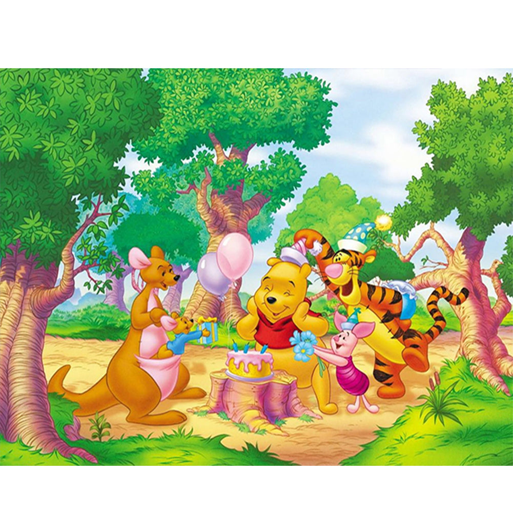 Winnie The Pooh - 11CT Stamped Cross Stitch 50*40CM