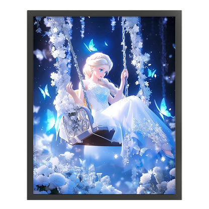 Princess Elsa - 11CT Stamped Cross Stitch 50*60CM