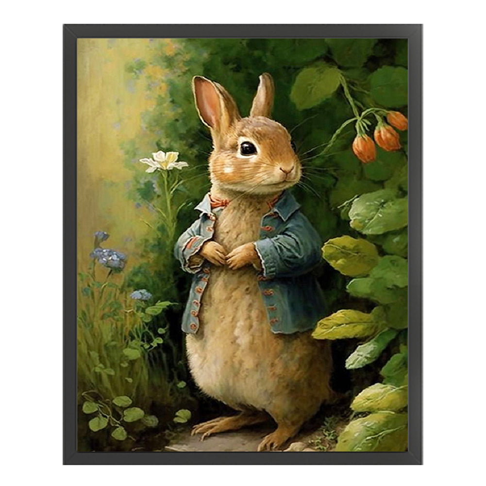 Rabbit - 11CT Stamped Cross Stitch 40*50CM