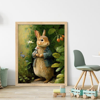 Rabbit - 11CT Stamped Cross Stitch 40*50CM