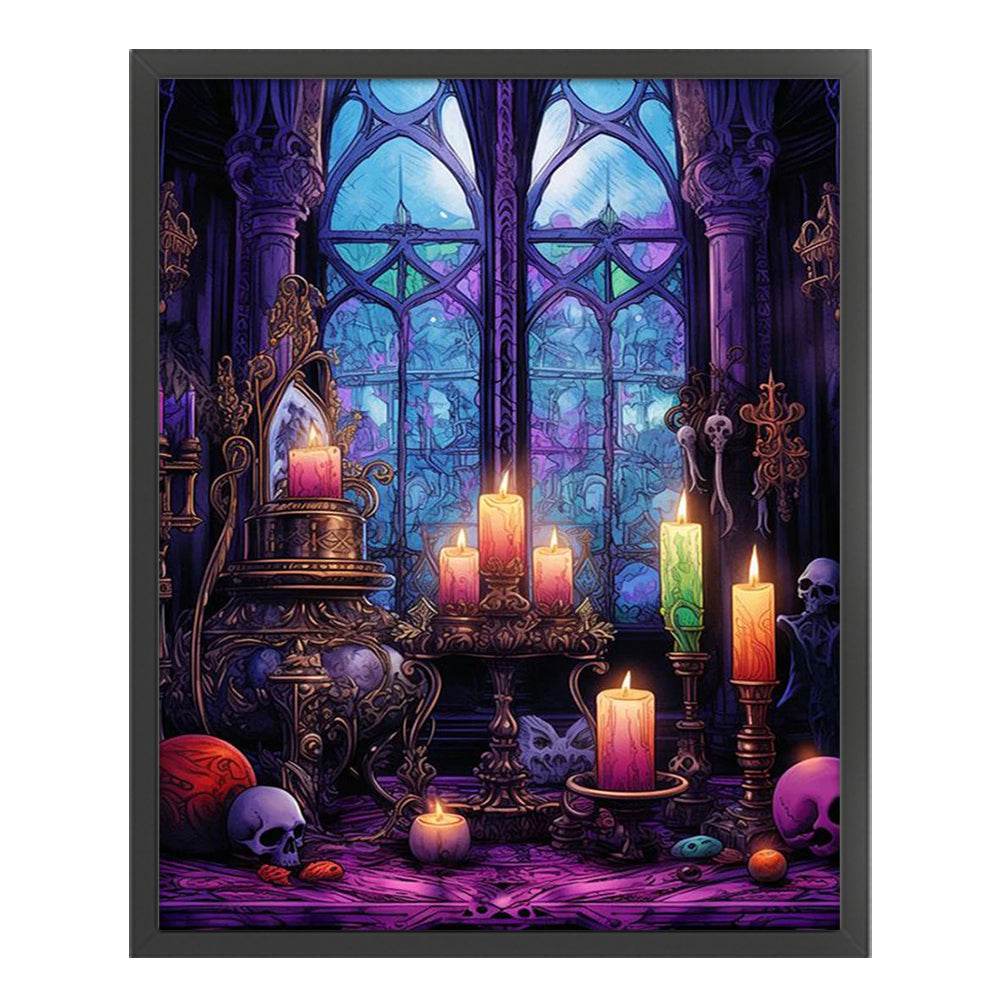 Supernatural Candlestick - 11CT Stamped Cross Stitch 50*60CM