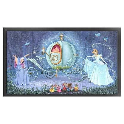 Cinderella And Fairy Godmother - 11CT Stamped Cross Stitch 67*40CM