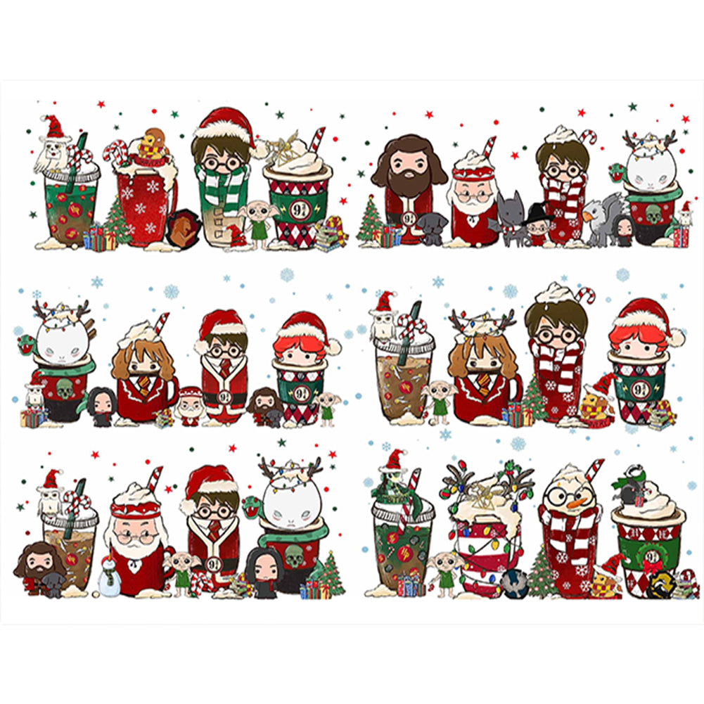 Harry Potter Christmas Elements - 11CT Stamped Cross Stitch 75*60CM