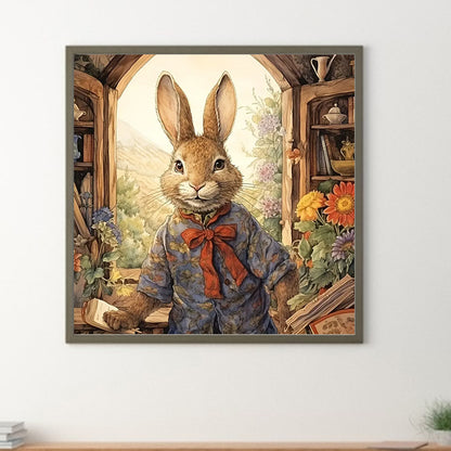 Rabbit - Full Round Drill Diamond Painting 50*50CM