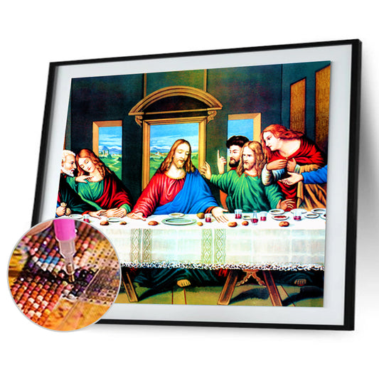 Last Supper - Special Shaped Drill Diamond Painting 80*30CM