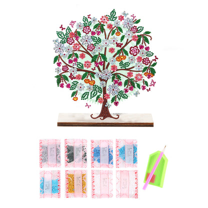 Special Shape Single-Side Desktop Diamond Art Home Decor (Love Flower Tree)