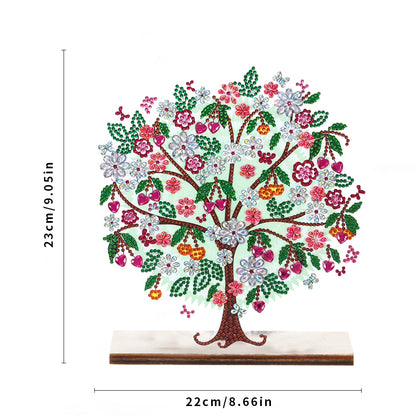 Special Shape Single-Side Desktop Diamond Art Home Decor (Love Flower Tree)