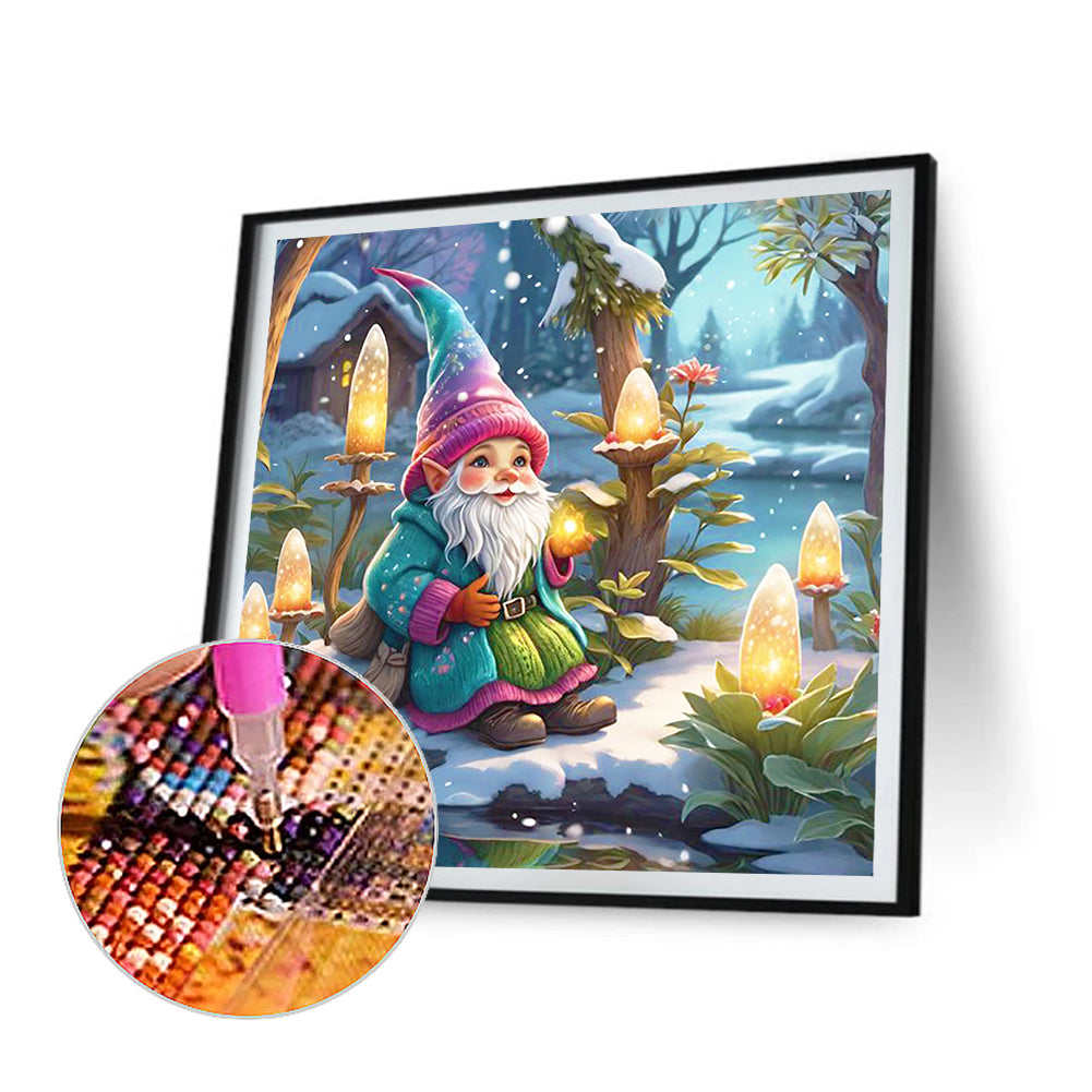 Fairy Tale Town Gnome - Full Round Drill Diamond Painting 30*30CM