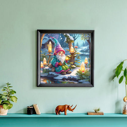 Fairy Tale Town Gnome - Full Round Drill Diamond Painting 30*30CM